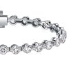 10.08 CT. TW. Round Cut Tennis Bracelet for Women in Sterling Silver