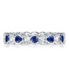 Eternity Sterling Silver Wedding Band for Women - Cubic Zirconia Accents