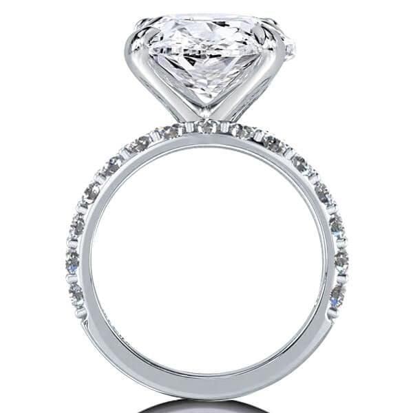 3-Piece Created White Sapphire & Diamond-Look Wedding Ring Set in Sterling Silver