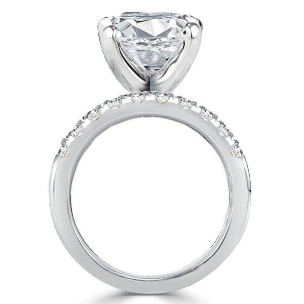 Princess Cut White Sapphire 3-Piece Sterling Silver Wedding Set