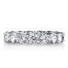 Eternity Created White Sapphire Wedding Band - Sterling Silver