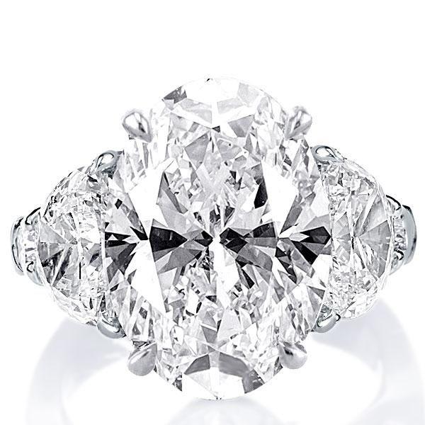 9.5 CTW 5-Stone Oval Simulated Diamond Band in Sterling Silver