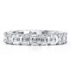 Double Stacked 10.60 CT. TW. Sterling Silver Wedding Band with Rhodium Finish