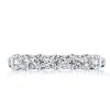 Sterling Silver Half Eternity White Sapphire Wedding Band