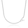 Personalized 925 Sterling Silver Initial Letter Necklace - Alphabet Pendant