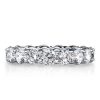 Triple Row Eternity Stackable Band Set, Created White Sapphire in 925 Sterling Silver
