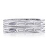 Eternity Baguette Stackable Wedding Band Set - Sterling Silver, 2.3 CT.TW