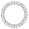 Marquise Cut Sterling Silver Eternity Wedding Band for Women