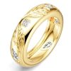 1.50 CT. TW. Pear and Cushion Cut Eternity Wedding Band in 18K Gold Plated Sterling Silver