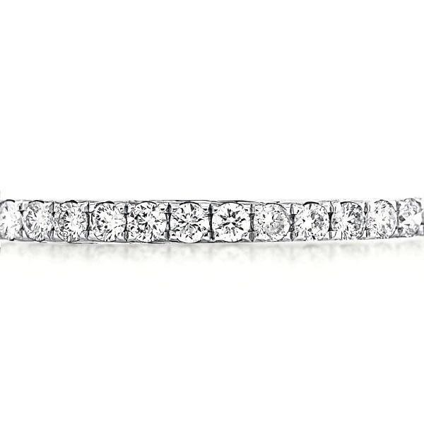 Round Cut Tennis Bracelet - 925 Sterling Silver, 23.52 CT. TW