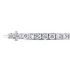 Round Cut Tennis Bracelet - 925 Sterling Silver, 23.52 CT. TW