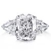 Radiant & Pear Cut Sterling Silver Multi-Shape Engagement Ring - 10.99 CT