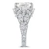 Radiant & Pear Cut Sterling Silver Multi-Shape Engagement Ring - 10.99 CT