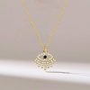 Sterling Silver All-Seeing Eye Necklace | Evil Eye Pendant Jewelry