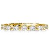 Marquise Cut CZ Wedding Band for Women - 18K Gold Plated Sterling Silver