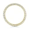 Eternity Band - 18K Gold Plated Sterling Silver Wedding Ring - 1.80 CT. TW.
