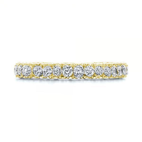 Eternity Band - 18K Gold Plated Sterling Silver Wedding Ring - 1.80 CT. TW.