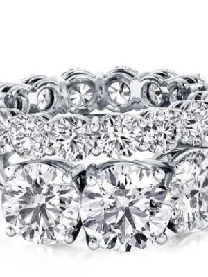 Affordable Sterling Silver Bridal Set with High-Carat Weight Stones
