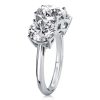 Affordable Sterling Silver Bridal Set with High-Carat Weight Stones