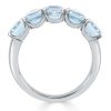 Half Eternity Wedding Band Ring in 925 Sterling Silver with 3.75 CT. TW Simulated Diamonds
