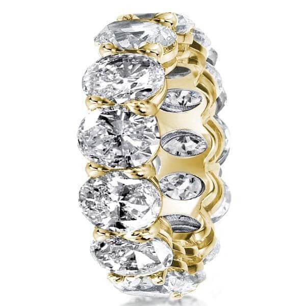 18K Gold Plated Sterling Silver Engagement and Wedding Band Set with 3.85 CT. TW. Center Stone