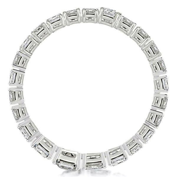 Emerald Tennis Bracelet - Sterling Silver, 18.00 CT. TW - Classic Style