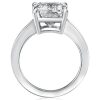 Emerald Engagement Ring in 925 Sterling Silver with 5.00 CT Center Stone