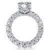 Sterling Silver White Sapphire Round Eternity Band Ring - 3.00 CT. Total Weight