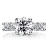 Sterling Silver White Sapphire Round Eternity Band Ring - 3.00 CT. Total Weight