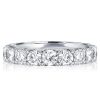 925 Sterling Silver French Setting Round Eternity Band for Women - 4.25 CT. TW.
