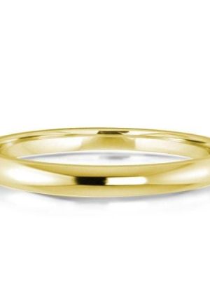 Vintage Style 3MM Wedding Band in 18K Gold Plated Sterling Silver