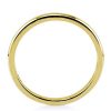 Vintage Style 3MM Wedding Band in 18K Gold Plated Sterling Silver