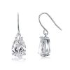 Pear Drop Earrings - 925 Sterling Silver - 4.50 CT. TW.