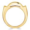 Ascher Cut Ruby Band Ring | 1.31 CTW Wedding Band Anniversary Ring in Sterling Silver