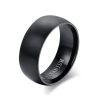 Black Titanium Wedding Ring for Men - Durable & Stylish Band