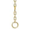 Sterling Silver 3 Ring Chain Lariat Necklace for Women - Adjustable Length