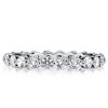 Eternity Created White Sapphire Wedding Band - Sterling Silver