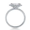 Marquise Halo Engagement Ring - 925 Sterling Silver, 2.50 CT Center Stone