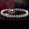White Sapphire Tennis Bracelet - Sterling Silver, 5.6 CT. TW, 7 Inches