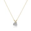 Sterling Silver White Sapphire Heart Pendant Necklace with Adjustable Chain