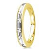 Luxury Sterling Silver Bridal Set with 5.00 CT Center Stone, 18K Gold Plated