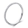 925 Sterling Silver Promise Ring and Engagement Ring Set with 1.88 CT Center Stone