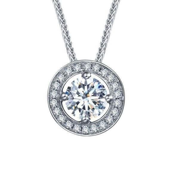 Sterling Silver Halo Round & Cushion Cut Bridal Jewelry Set 5.00 CTW