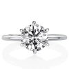 Solitaire Eternity Created White Sapphire 925 Sterling Silver 3-Piece Wedding Set