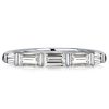 Baguette Bar Set Half Eternity Band - 925 Sterling Silver - 1.39 CT. TW.
