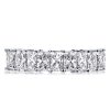 Eternity Created White Sapphire Wedding Band - 925 Sterling Silver Ring