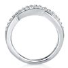 Infinity Twist Wedding Band in 925 Sterling Silver with 2.75 CT. TW.