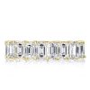 Stackable Wedding Band Set - 18K Gold Plated Sterling Silver - 14.75 CT. TW.