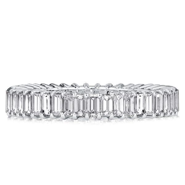 Baguette Eternity Wedding Band - Sterling Silver, 2.94 CT. TW.