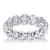 Eternity Oval Cut Wedding Band - 925 Sterling Silver, 3.75CT. TW
